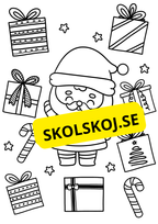 Nu är det jul - Målarbok