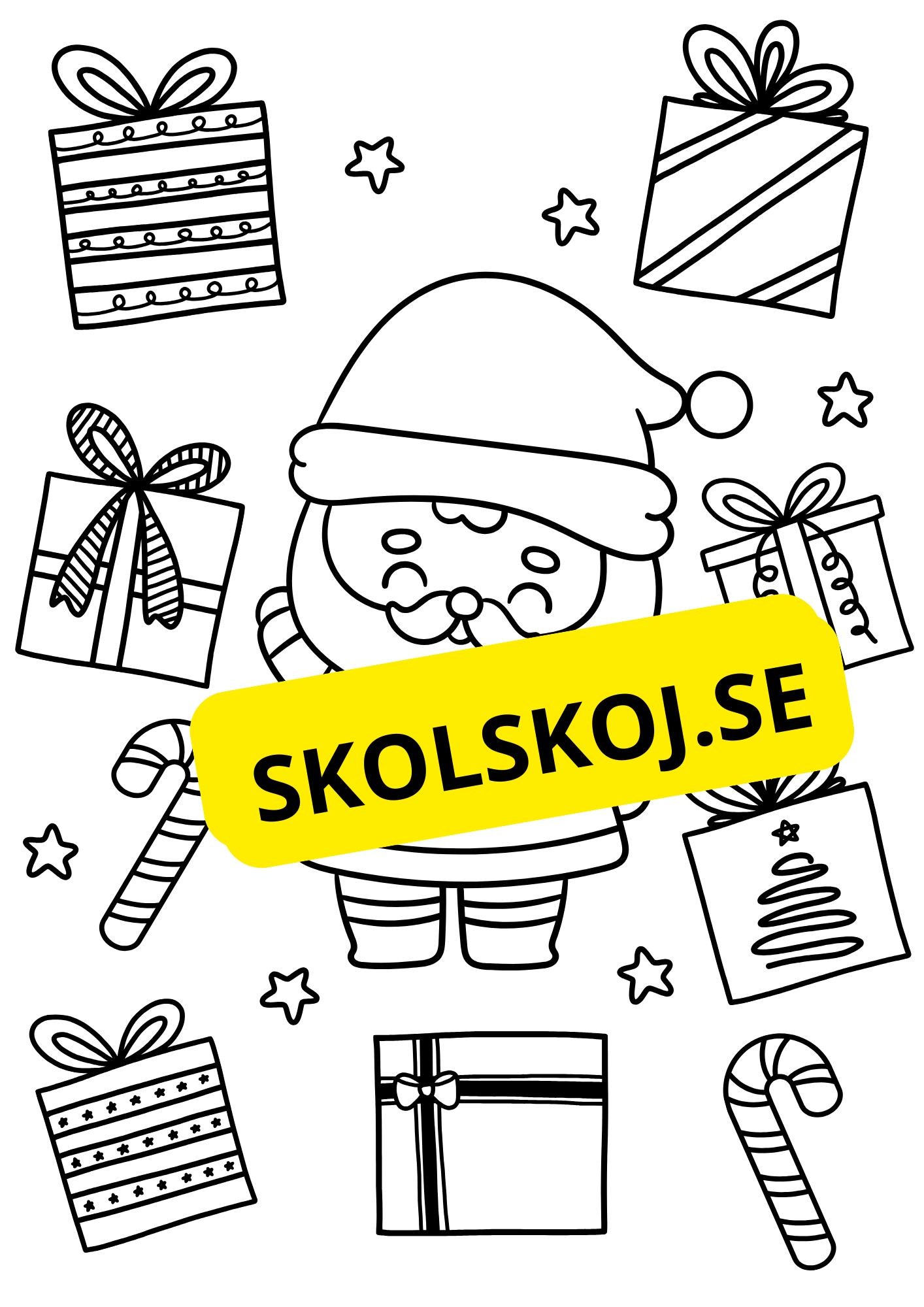 Nu är det jul - Målarbok