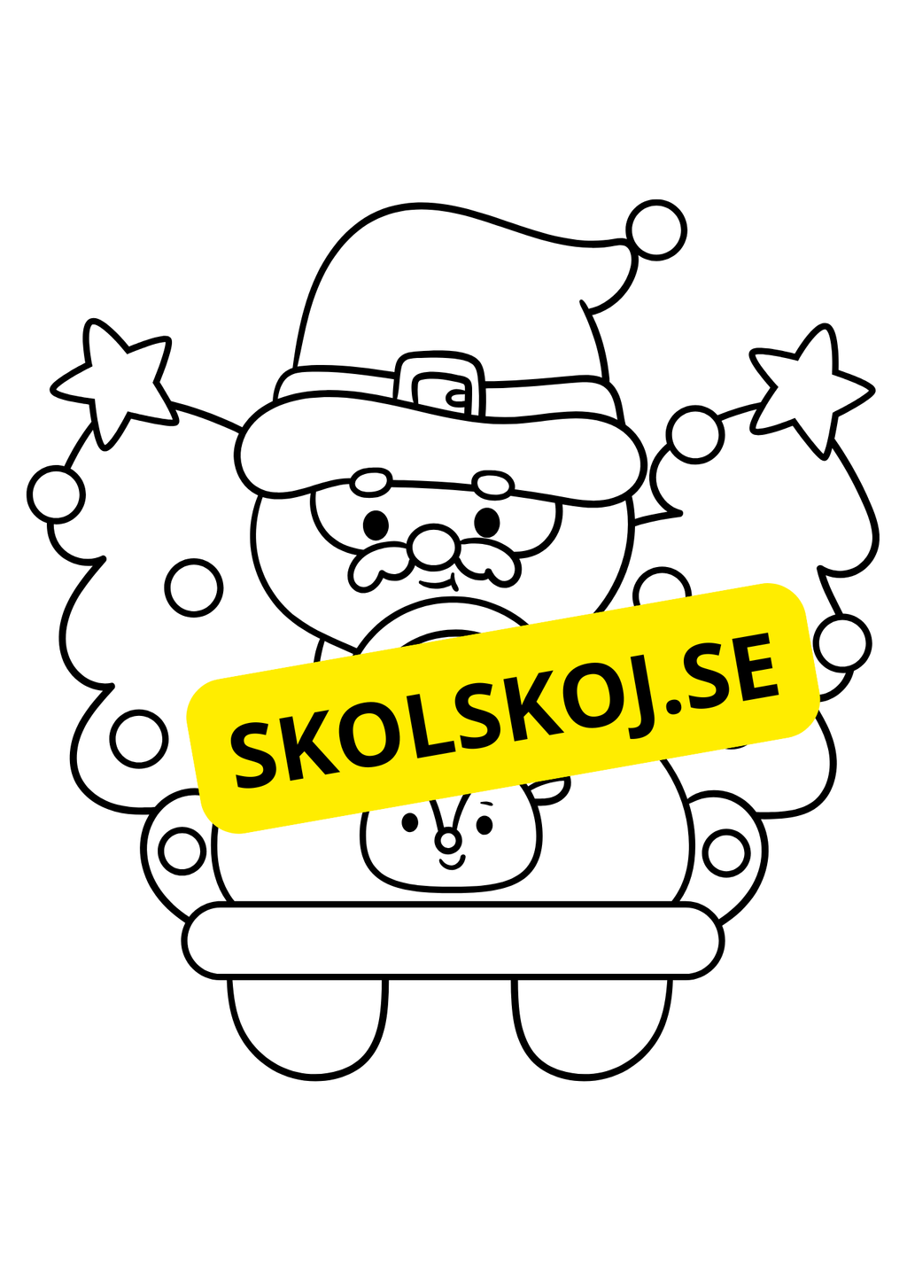 Nu är det jul - Målarbok