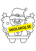 Nu är det jul - Målarbok