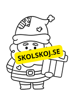 Nu är det jul - Målarbok