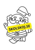 Nu är det jul - Målarbok