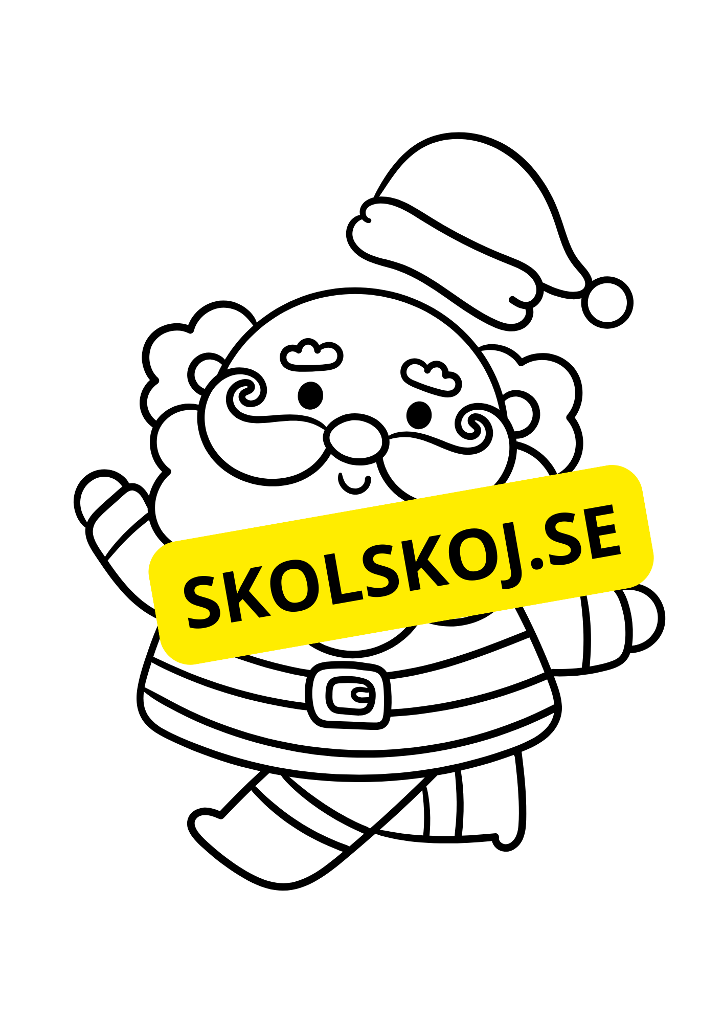 Nu är det jul - Målarbok