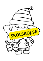 Nu är det jul - Målarbok