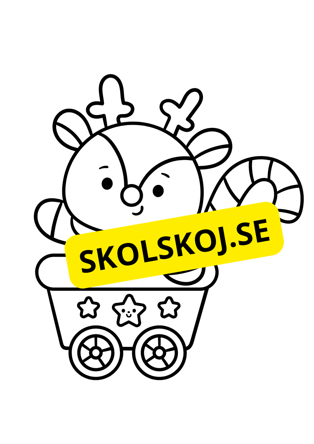 Nu är det jul - Målarbok