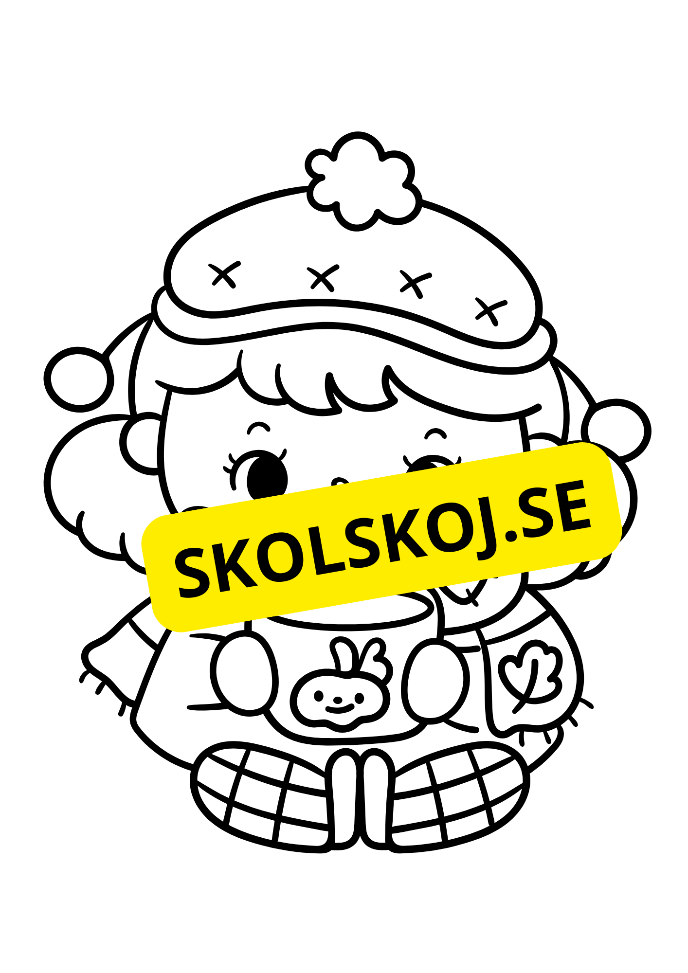 Nu är det jul - Målarbok