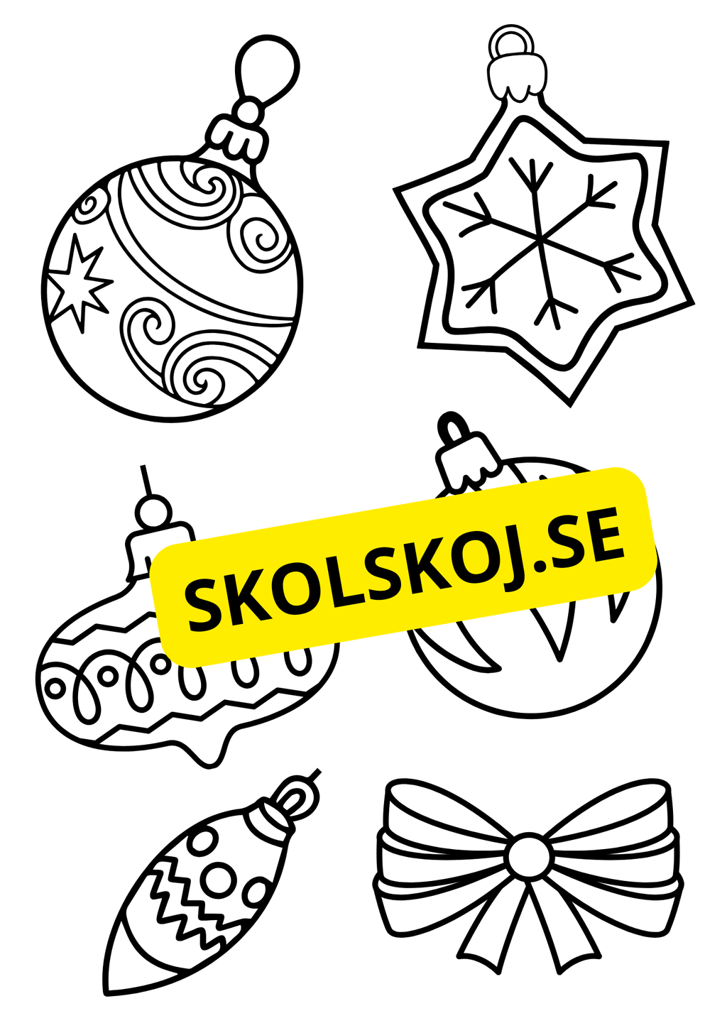 Nu är det jul - Målarbok