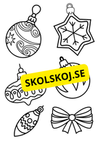 Nu är det jul - Målarbok