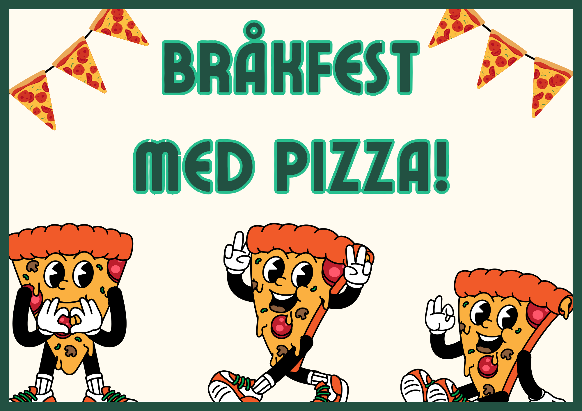 Bråkfest med pizza - Årskurs 3 - 4