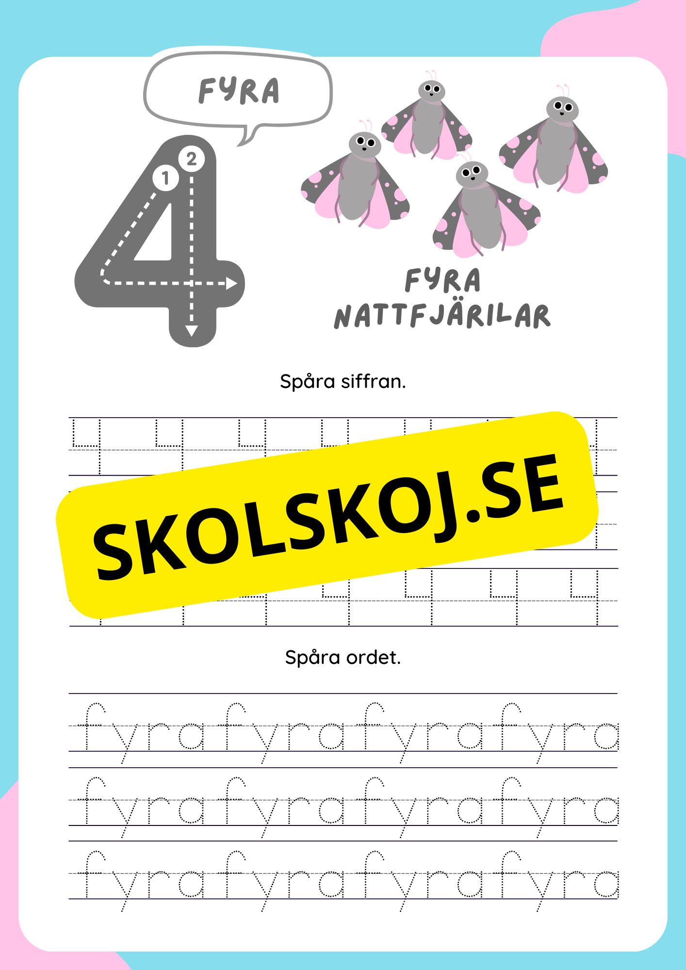 Mina siffror - 1 - 9
