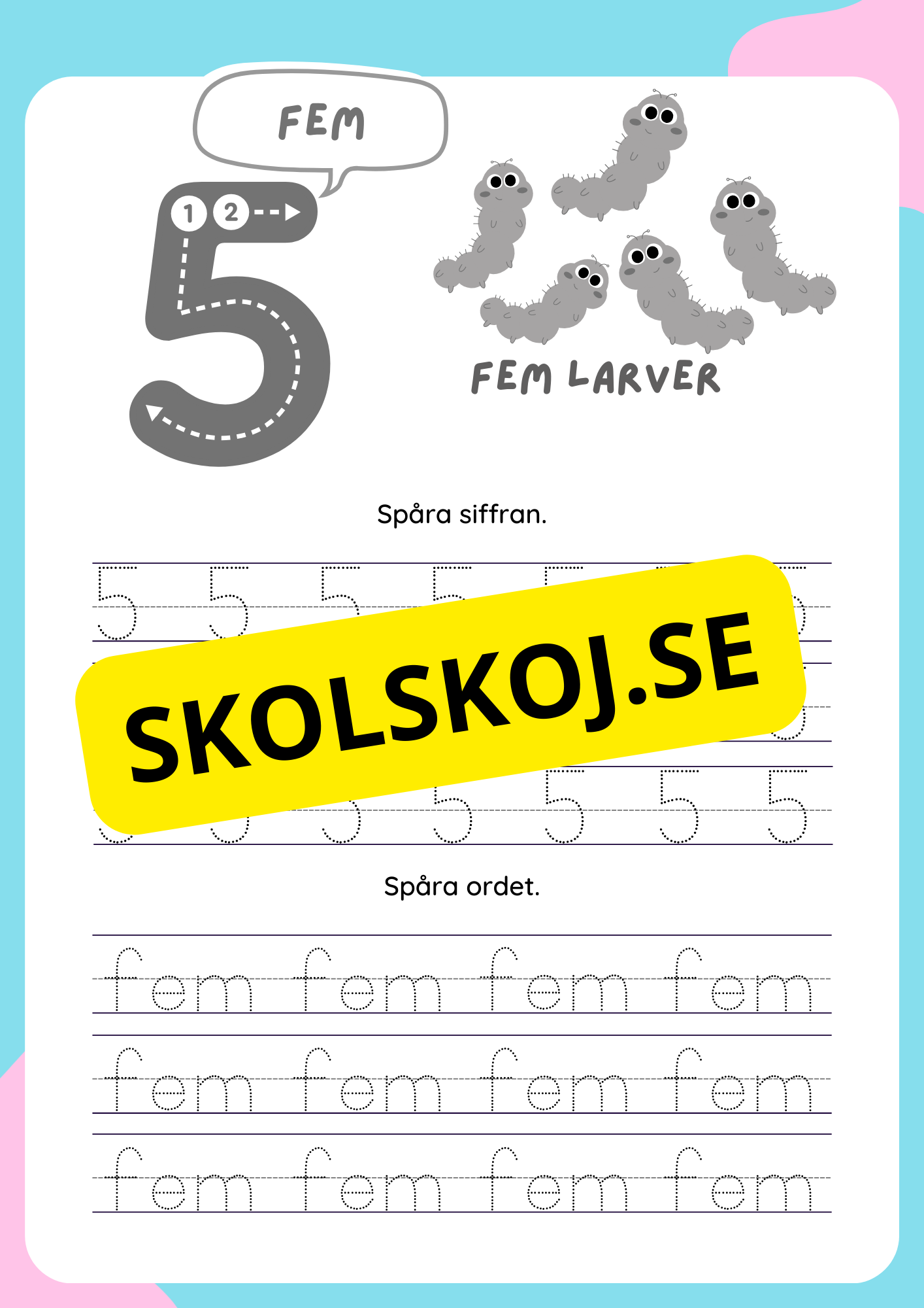 Mina siffror - 1 - 9
