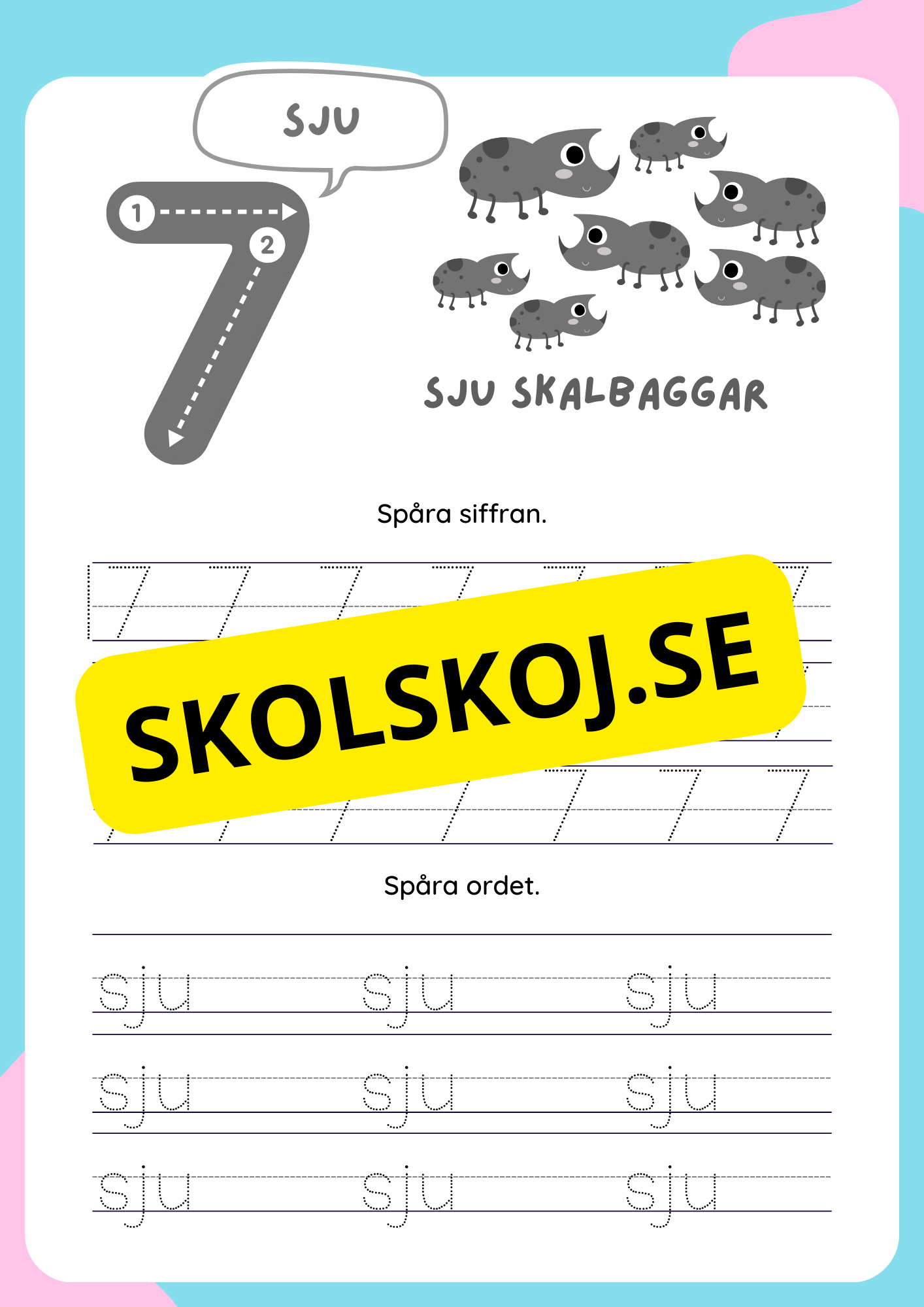 Mina siffror - 1 - 9