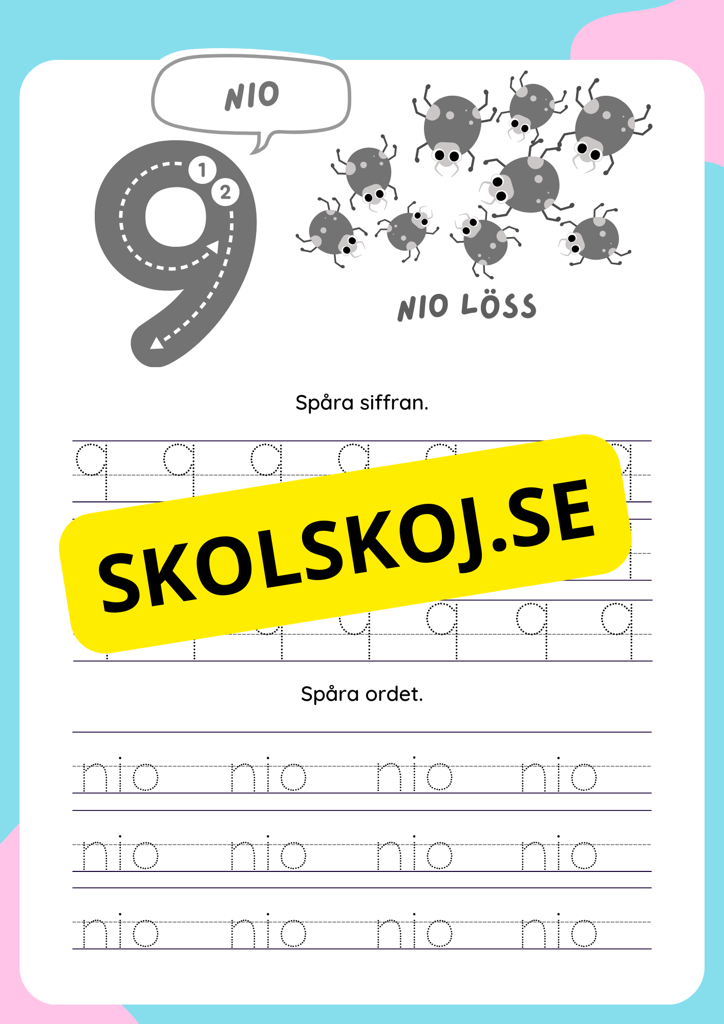 Mina siffror - 1 - 9