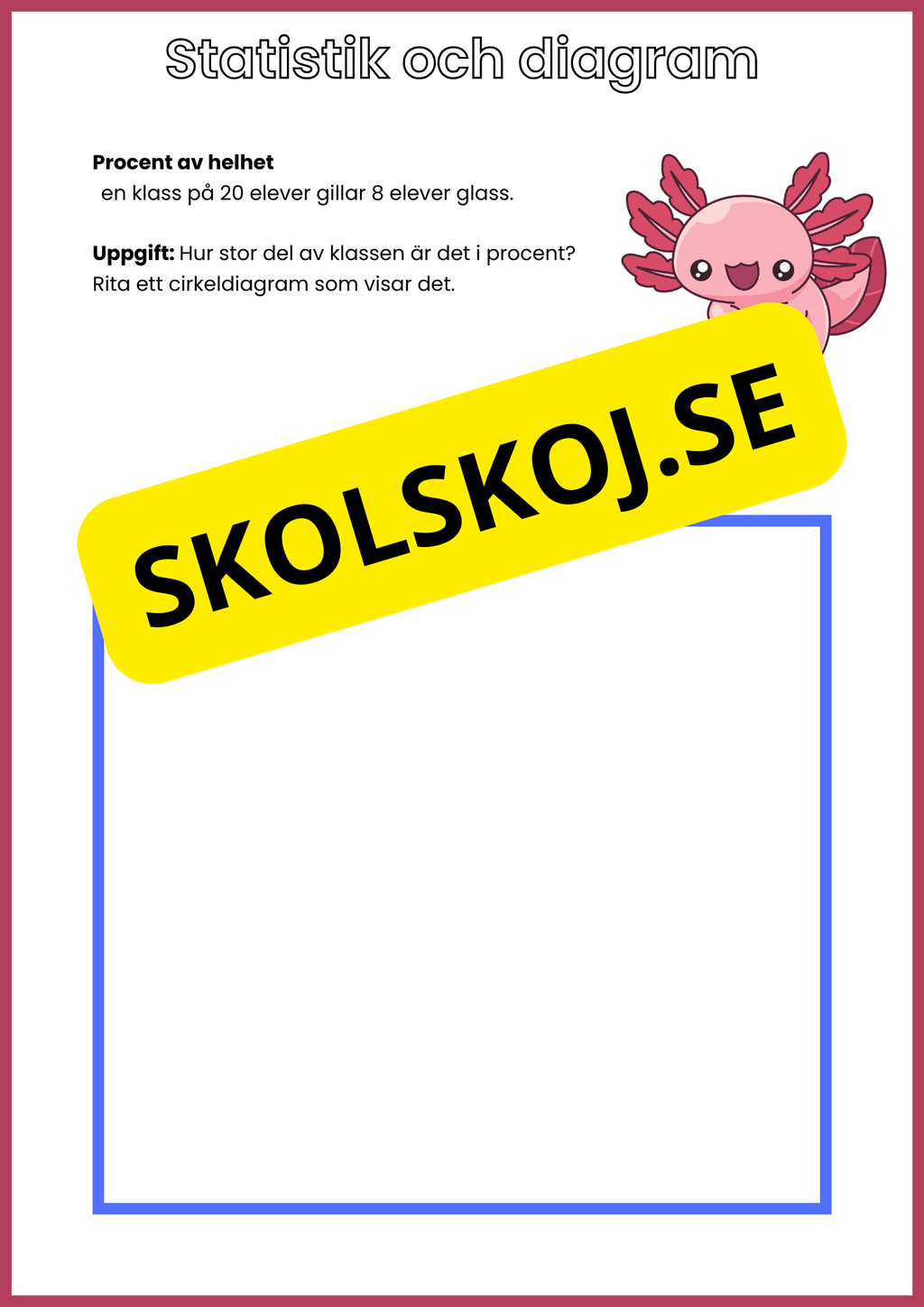 Statistik och diagram - Årskurs 5