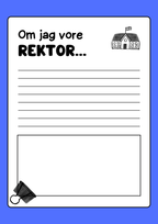 Om jag vore rektor