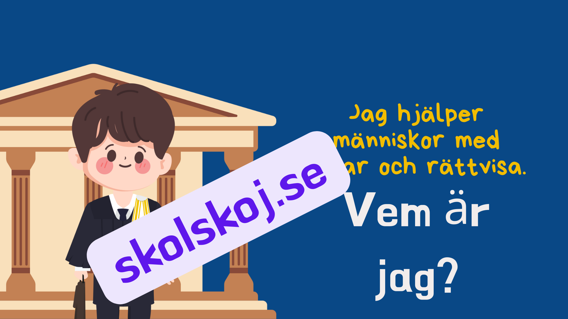Vem är jag - Viktiga yrken