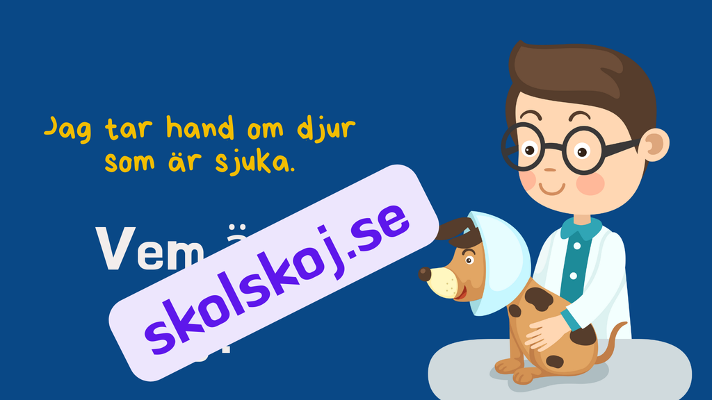 Vem är jag - Viktiga yrken