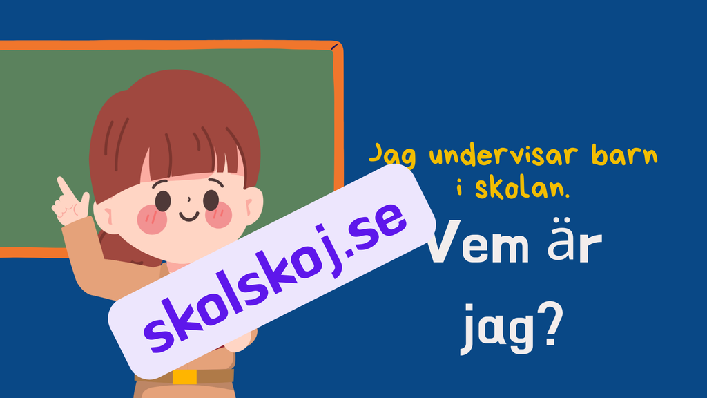 Vem är jag - Viktiga yrken