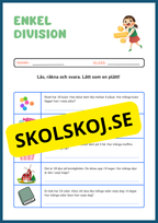 Stort paket - Träna enkel division
