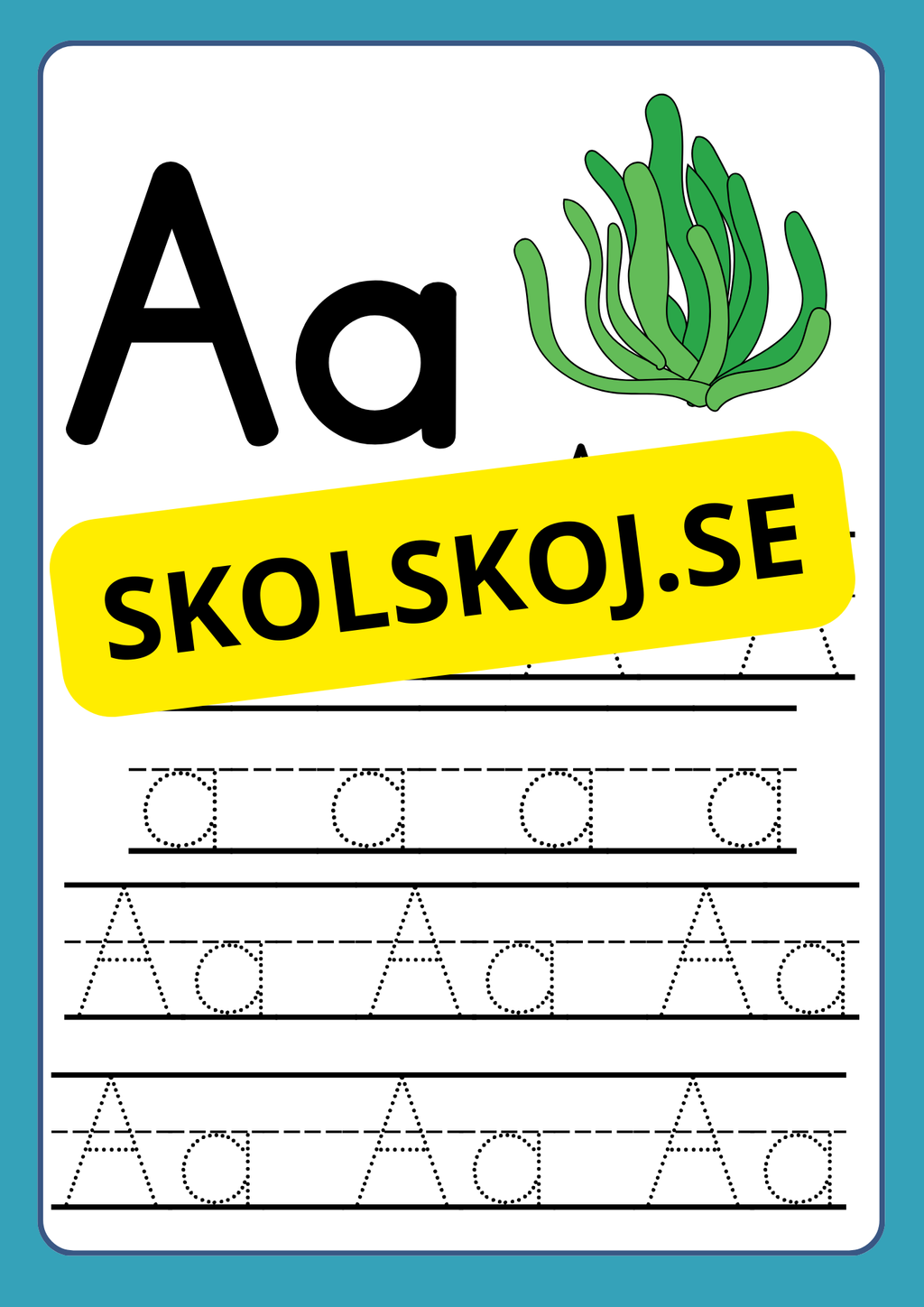 Träna finmotoriken - Lär dig alfabetet