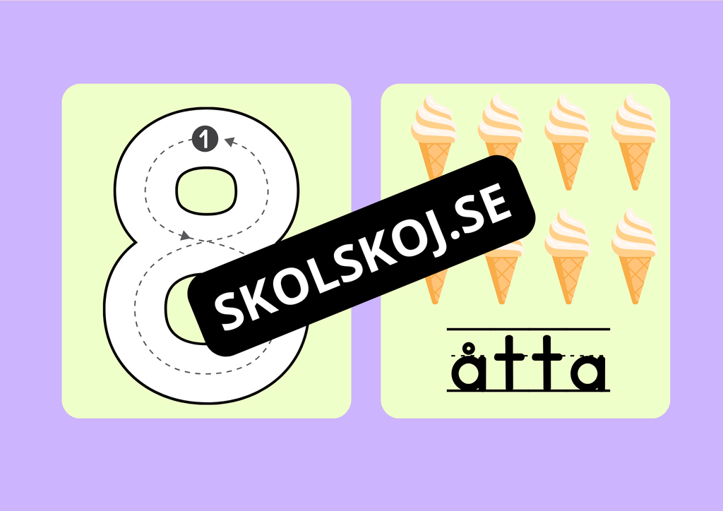 Vi lär oss siffror - Häfte