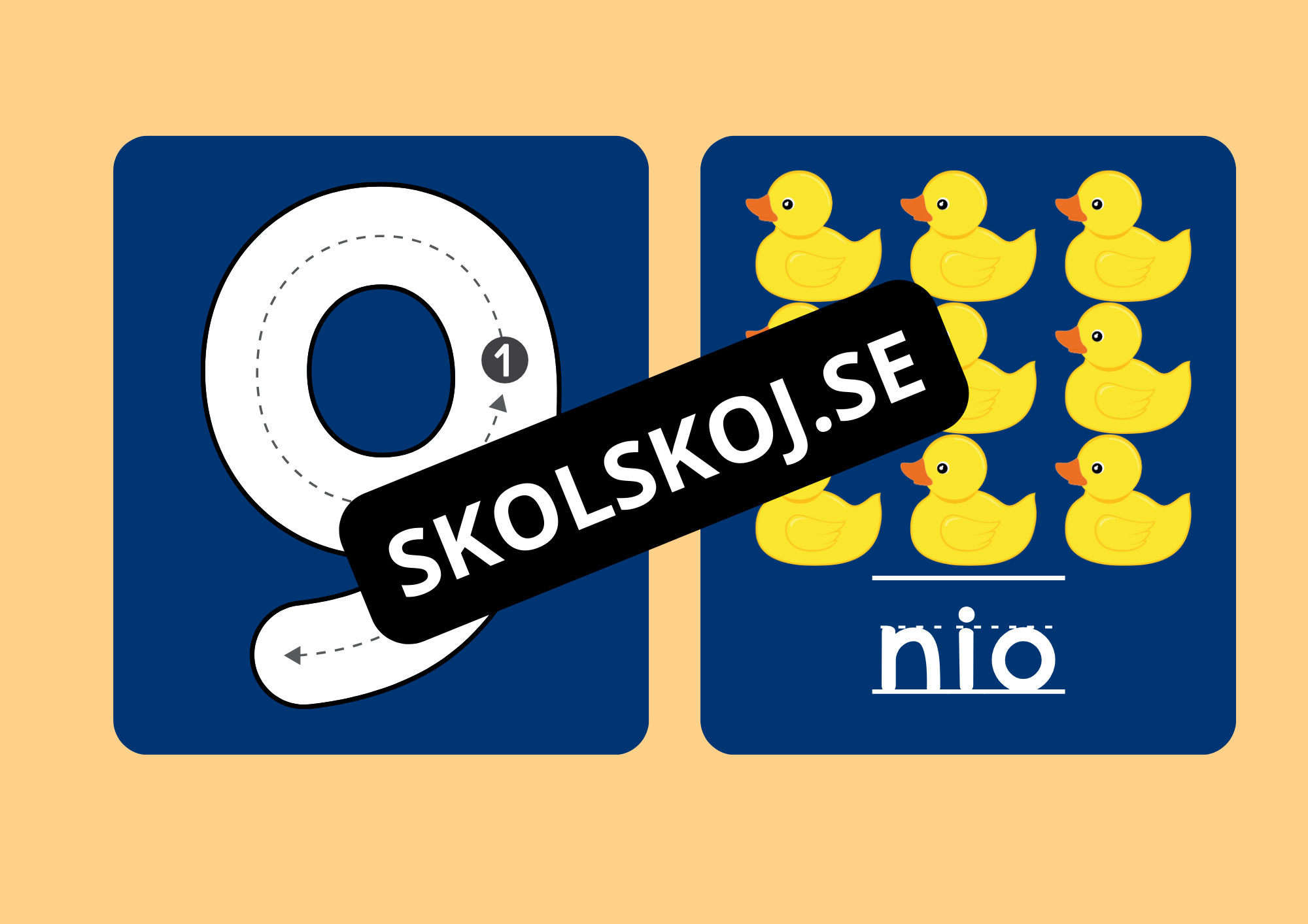 Vi lär oss siffror - Häfte