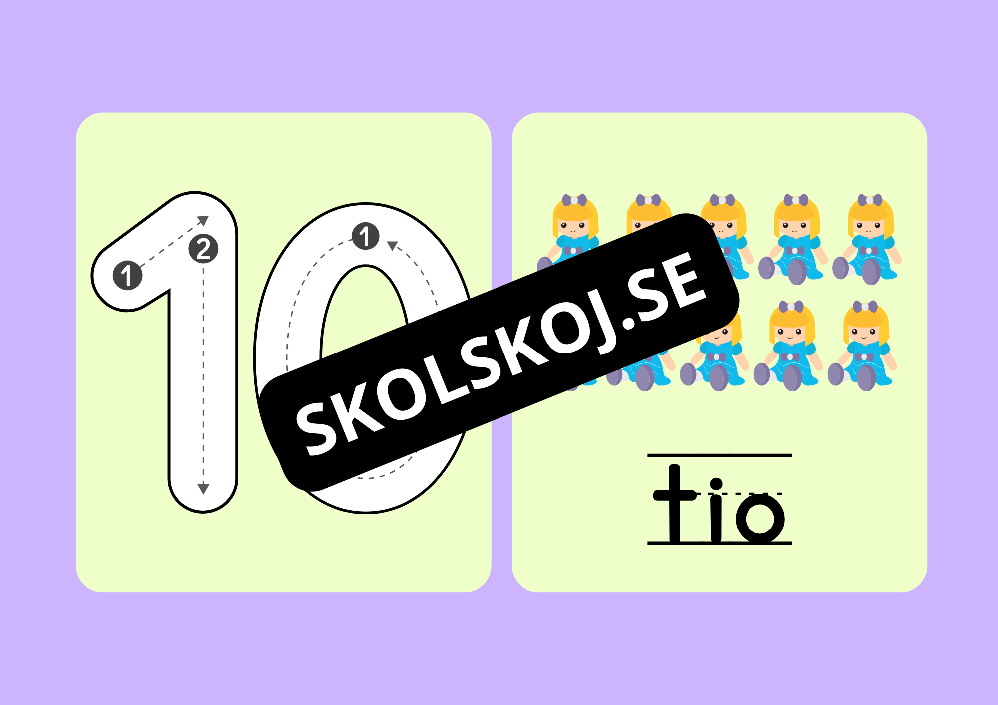 Vi lär oss siffror - Häfte