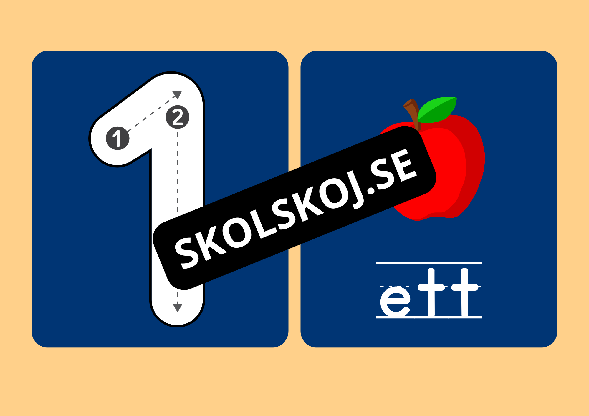 Vi lär oss siffror - Häfte
