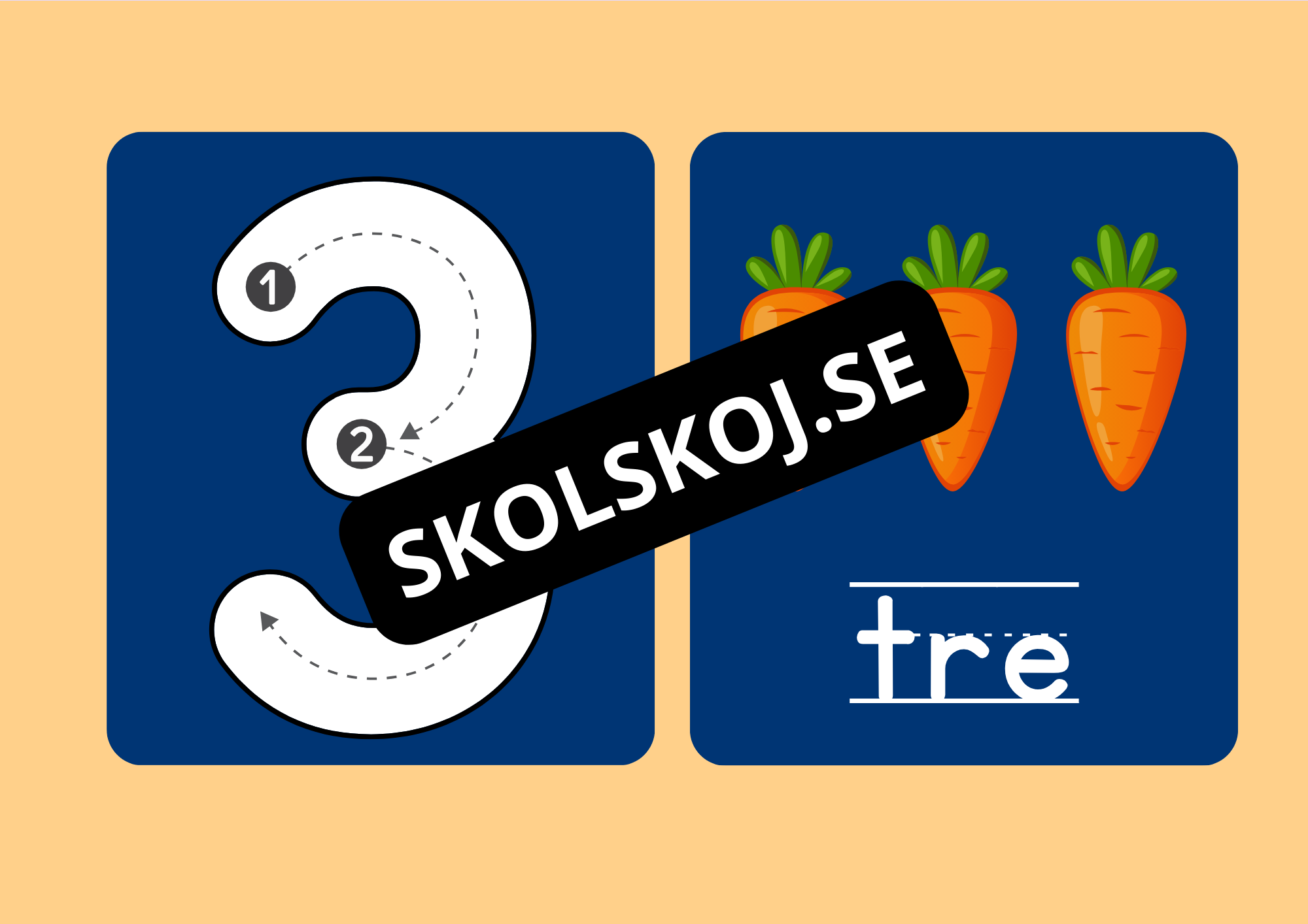 Vi lär oss siffror - Häfte
