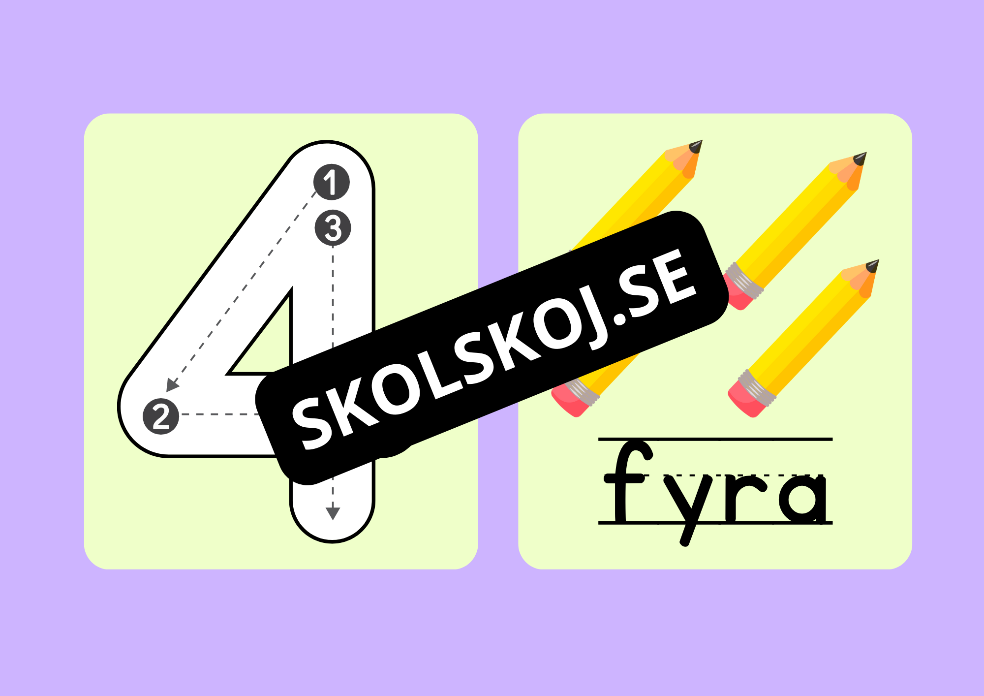Vi lär oss siffror - Häfte