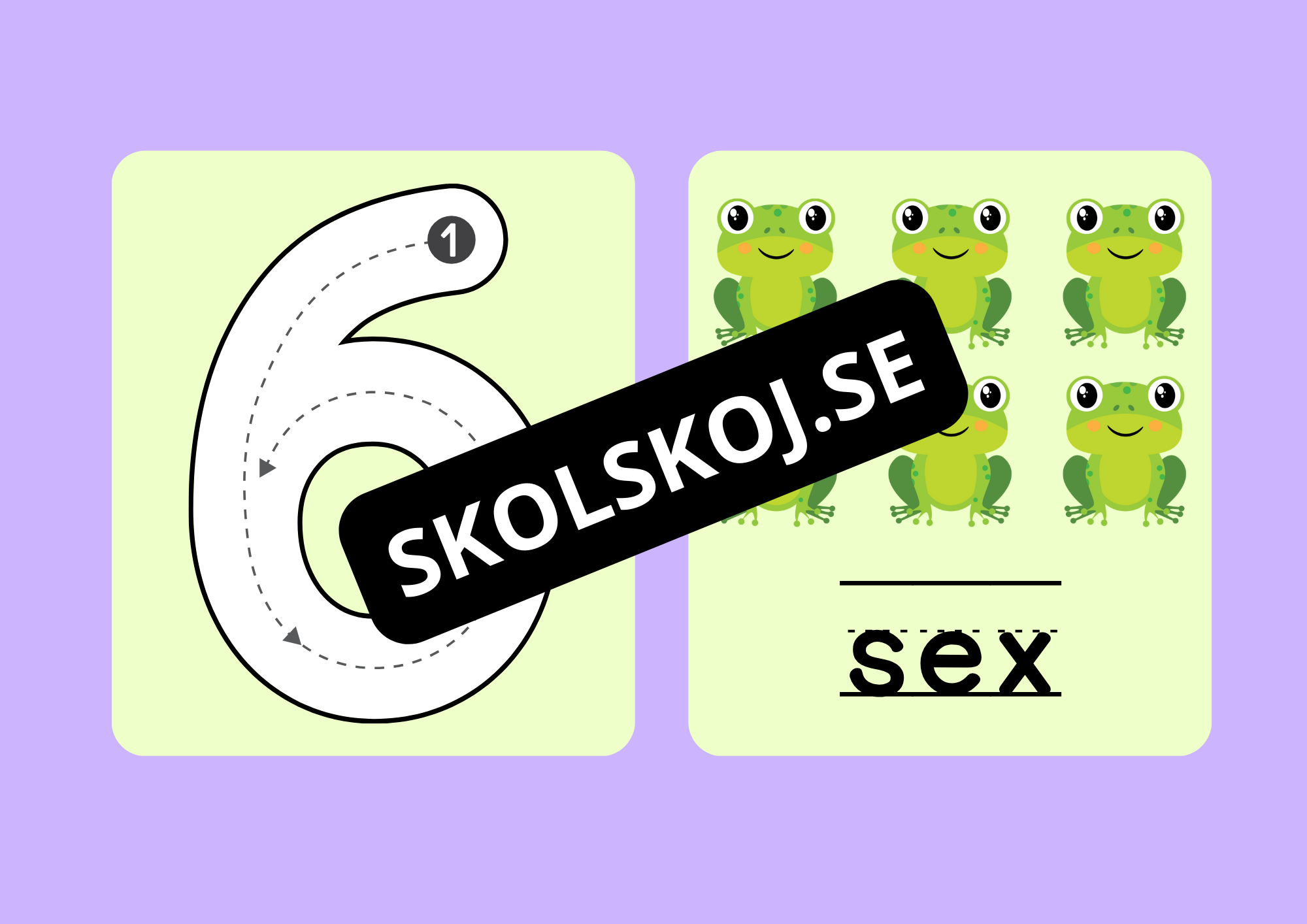 Vi lär oss siffror - Häfte