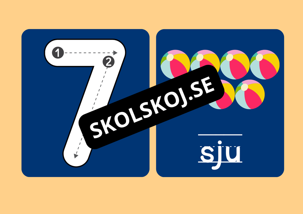Vi lär oss siffror - Häfte