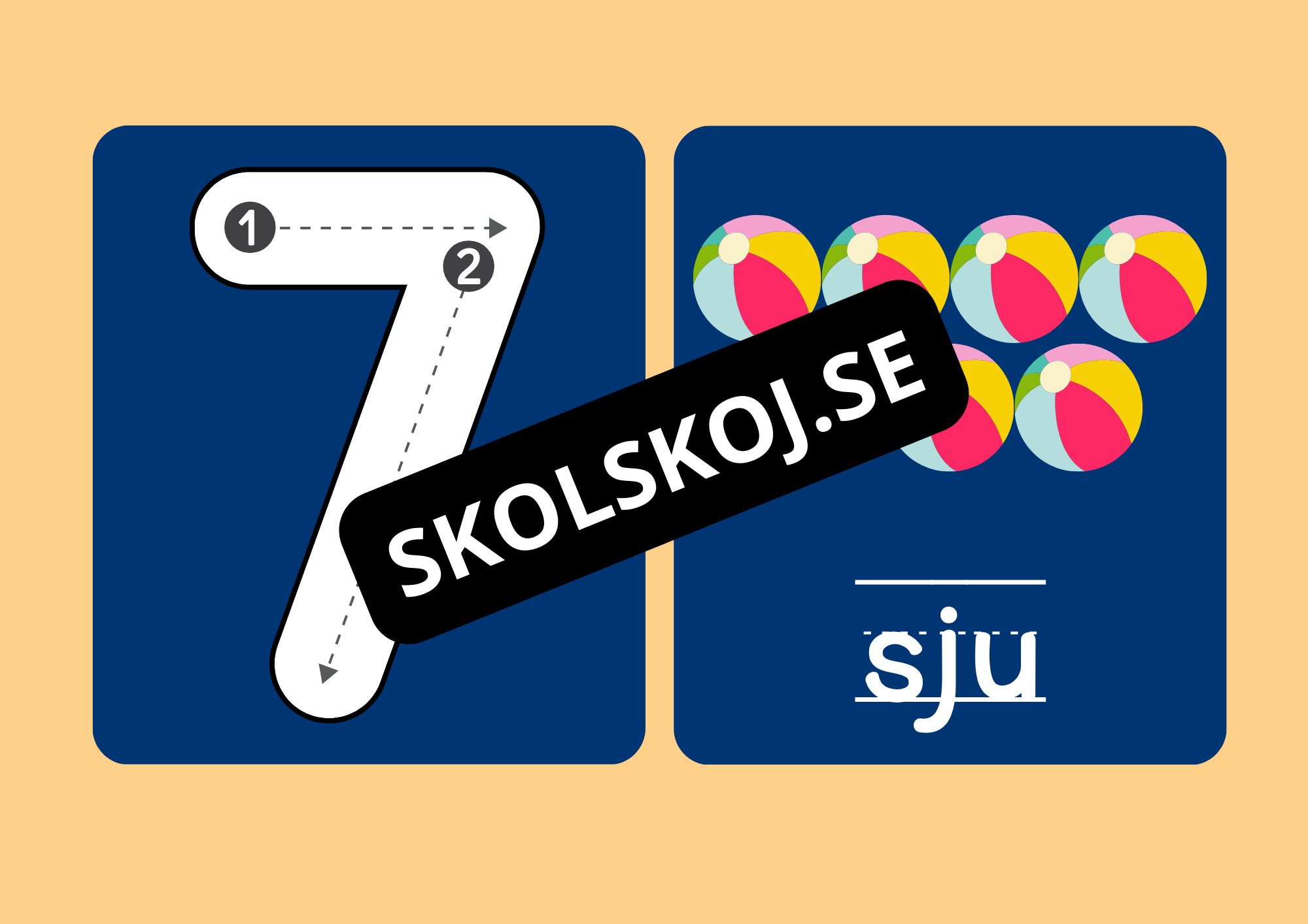 Vi lär oss siffror - Häfte
