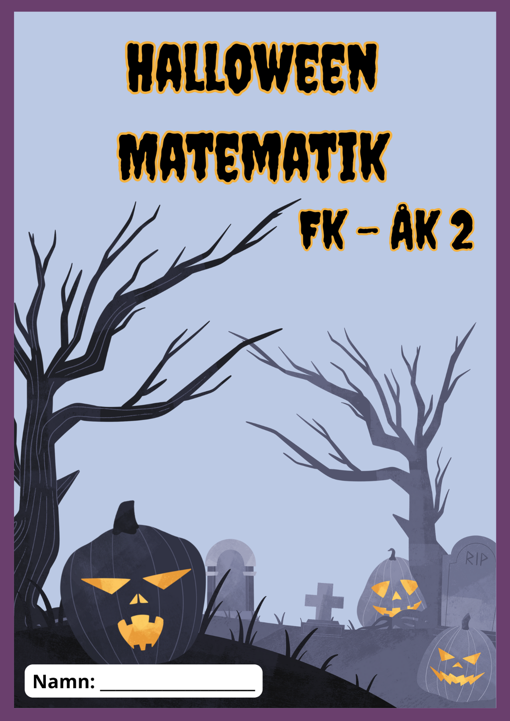 Halloween matematik - Fk - Åk 2