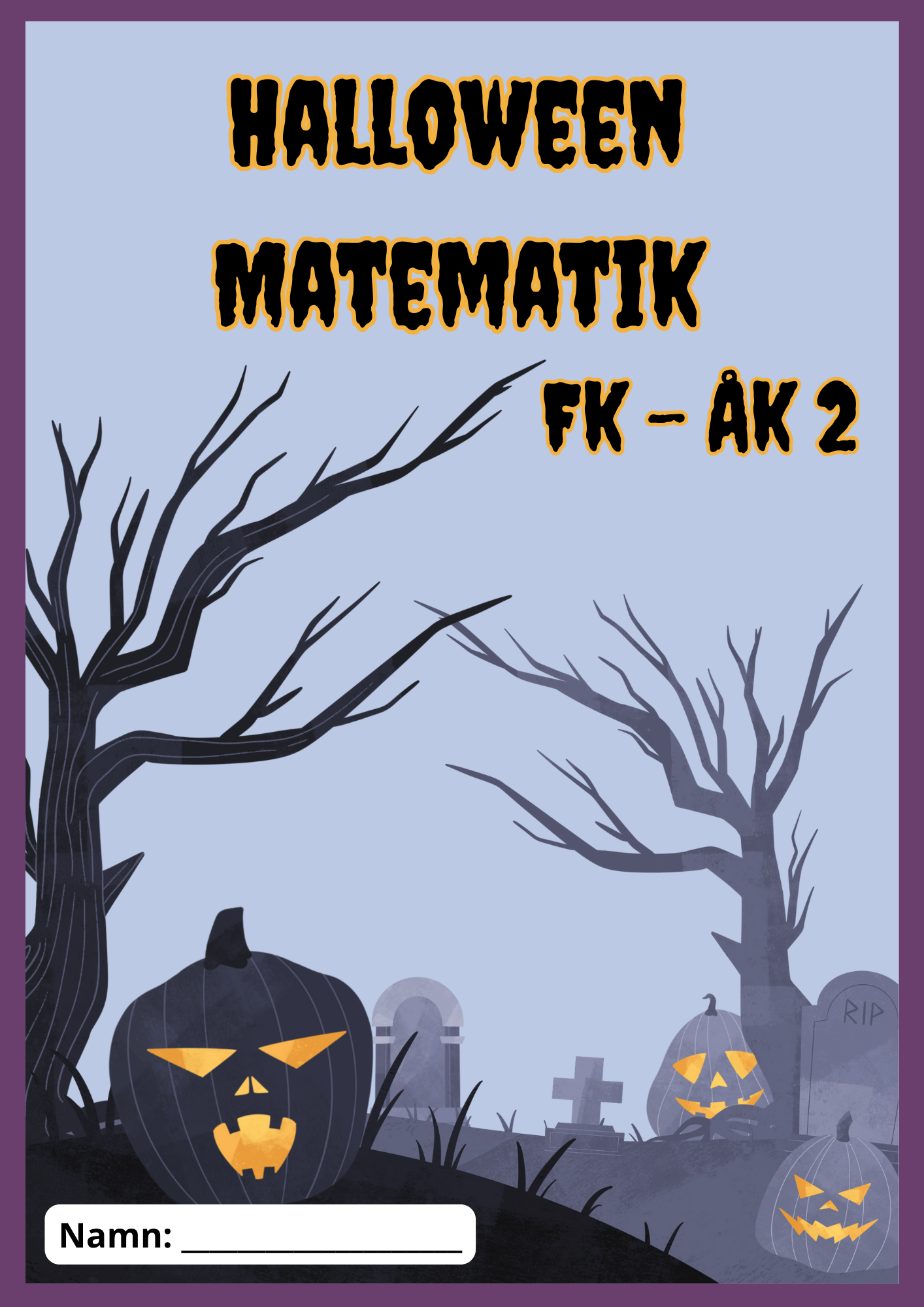 Halloween matematik - Fk - Åk 2