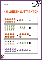 Halloween matematik - Fk - Åk 2