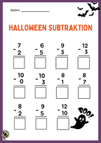 Halloween matematik - Fk - Åk 2