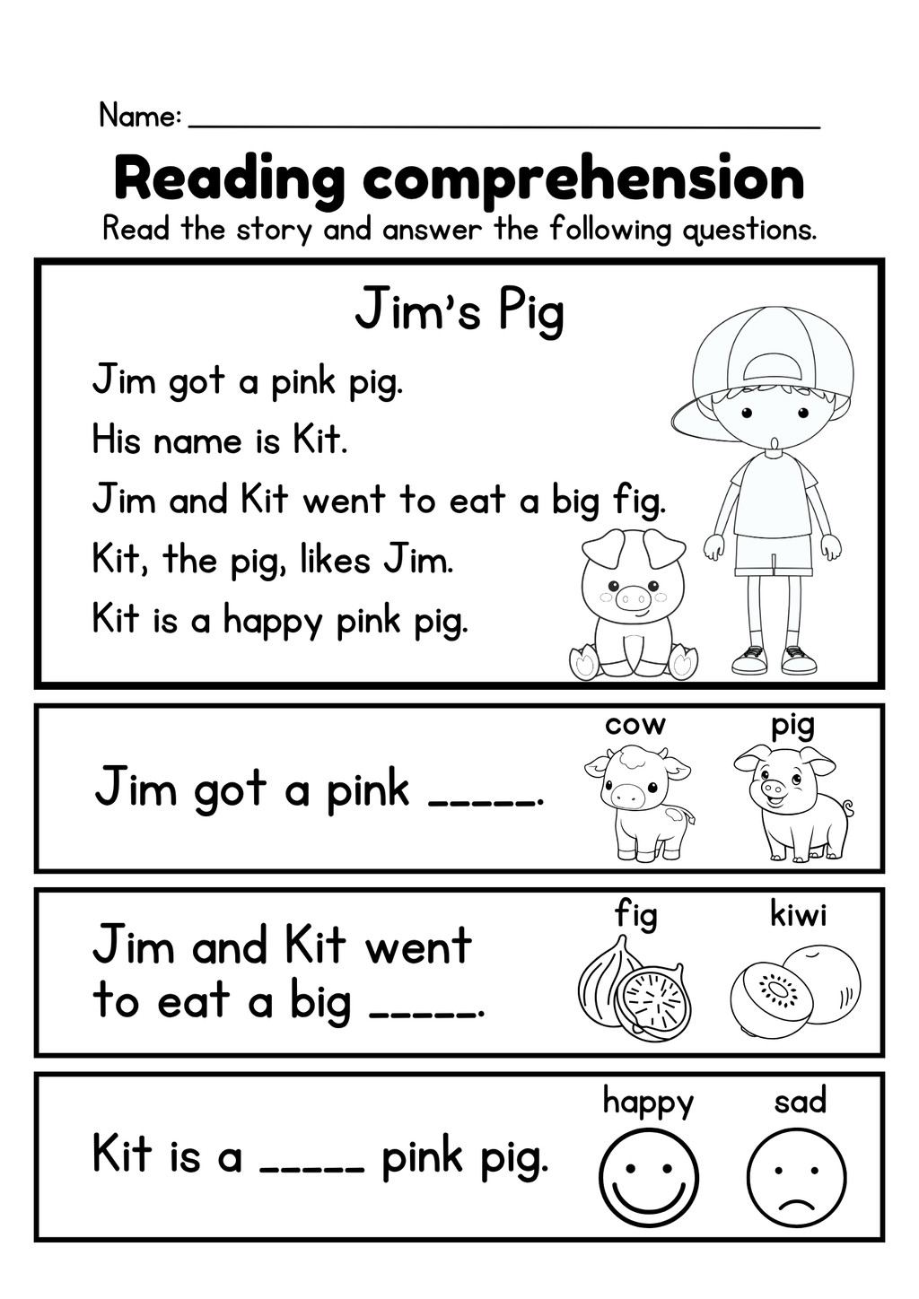 Reading comprehension - Läsförståelse - Engelska