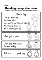 Reading comprehension - Läsförståelse - Engelska