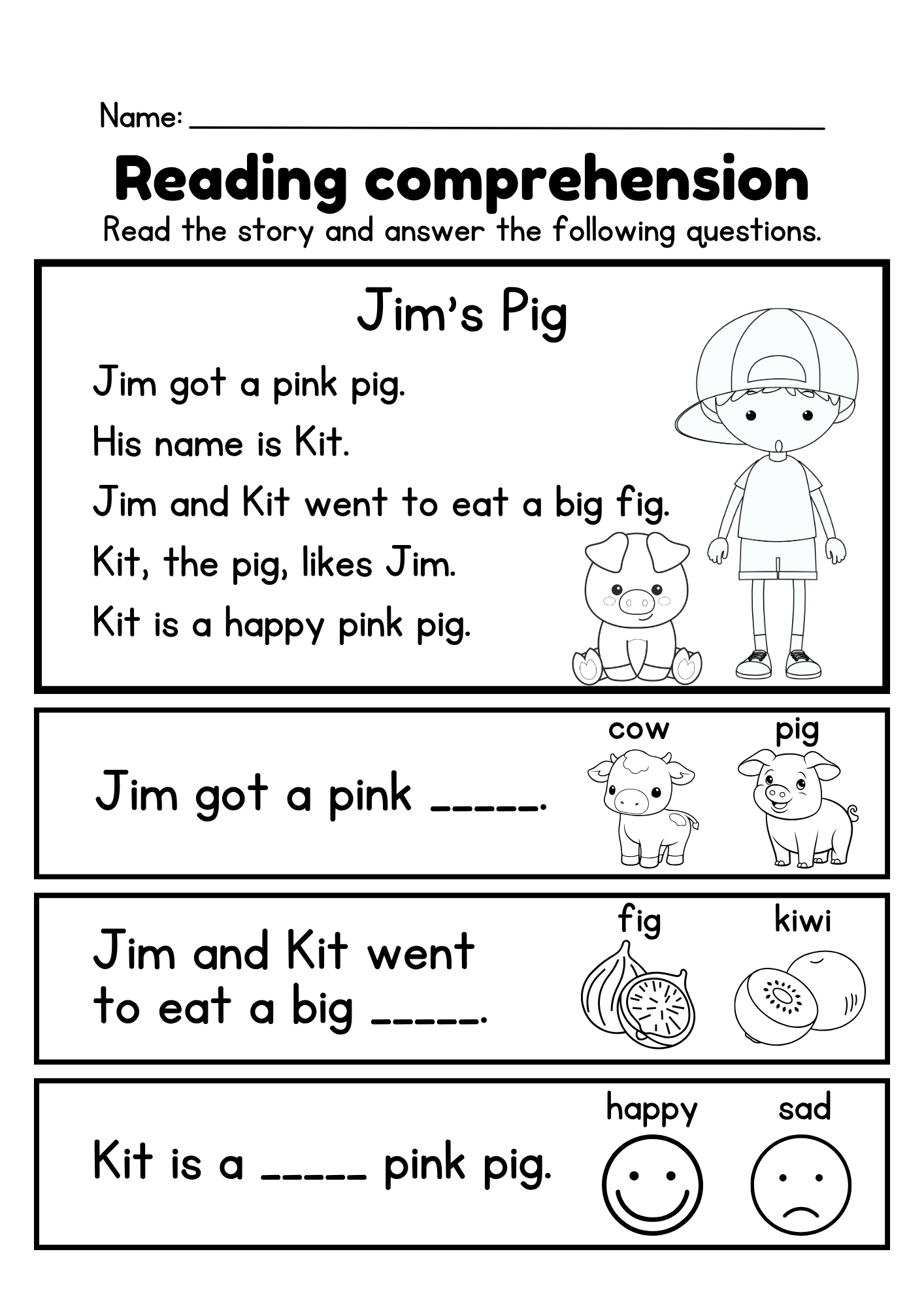 Reading comprehension - Läsförståelse - Engelska