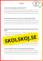 Kroppen behöver energi - Årskurs 4 - 6
