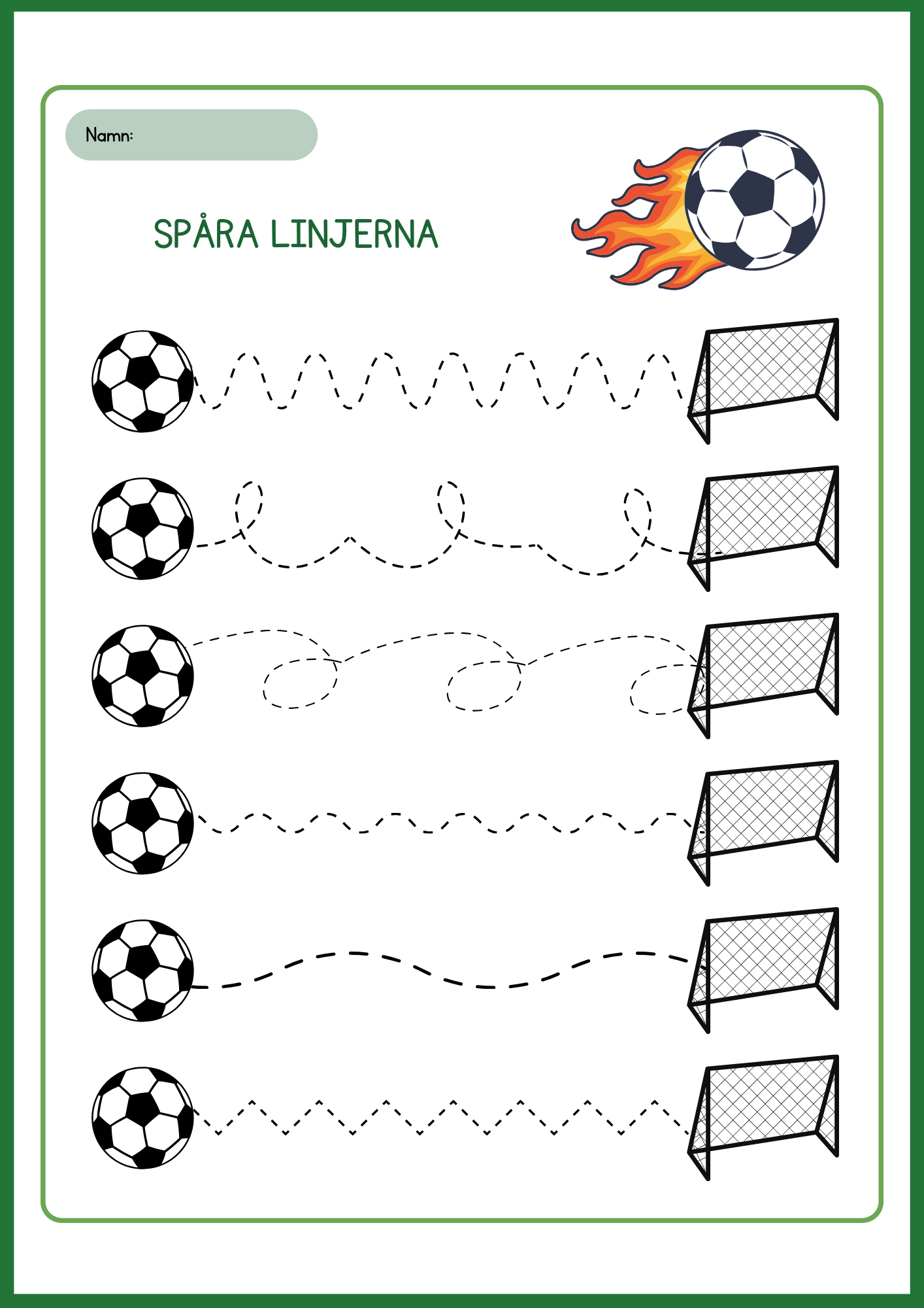 Spåra linjerna - Häfte