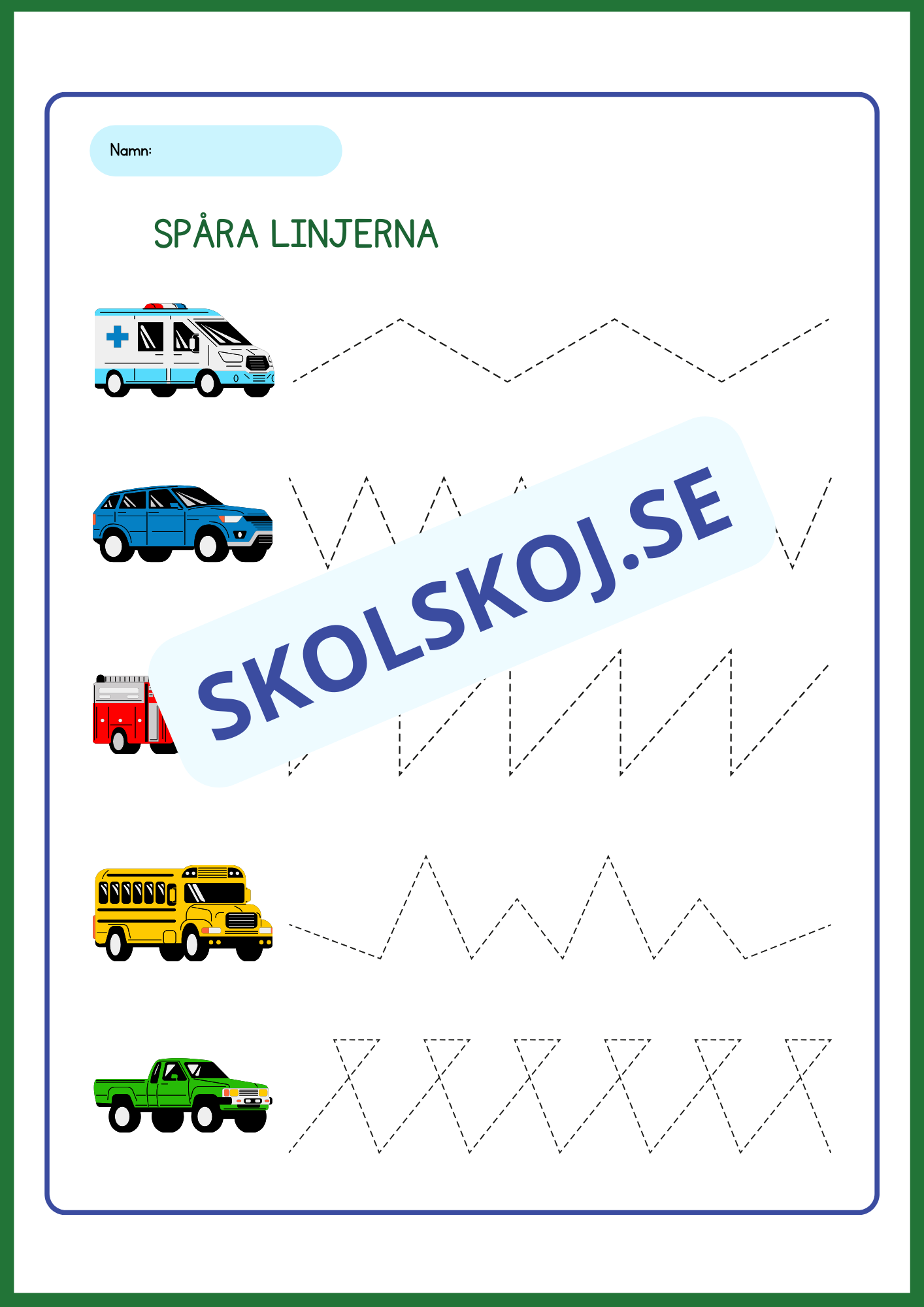 Spåra linjerna - Häfte