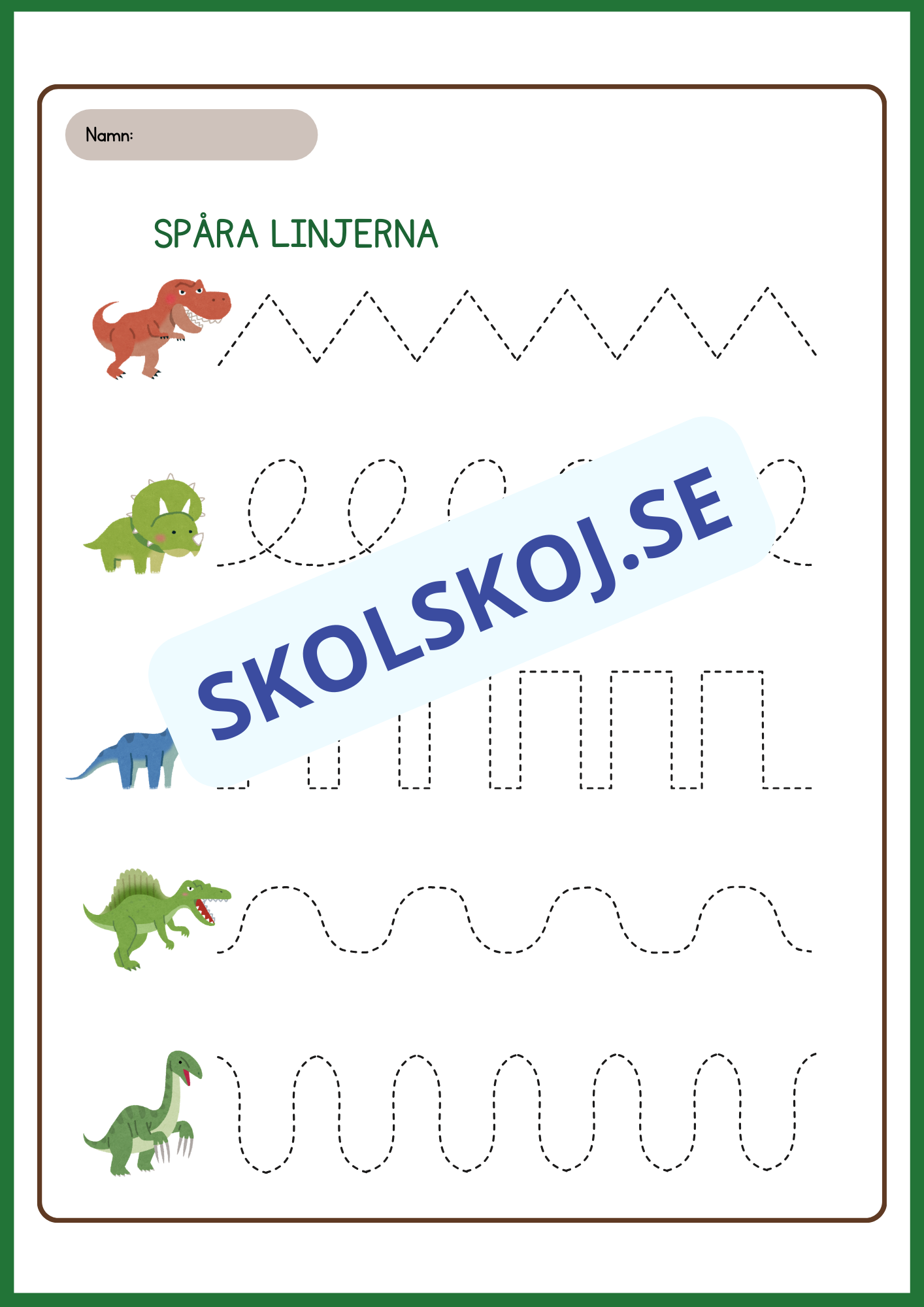 Spåra linjerna - Häfte