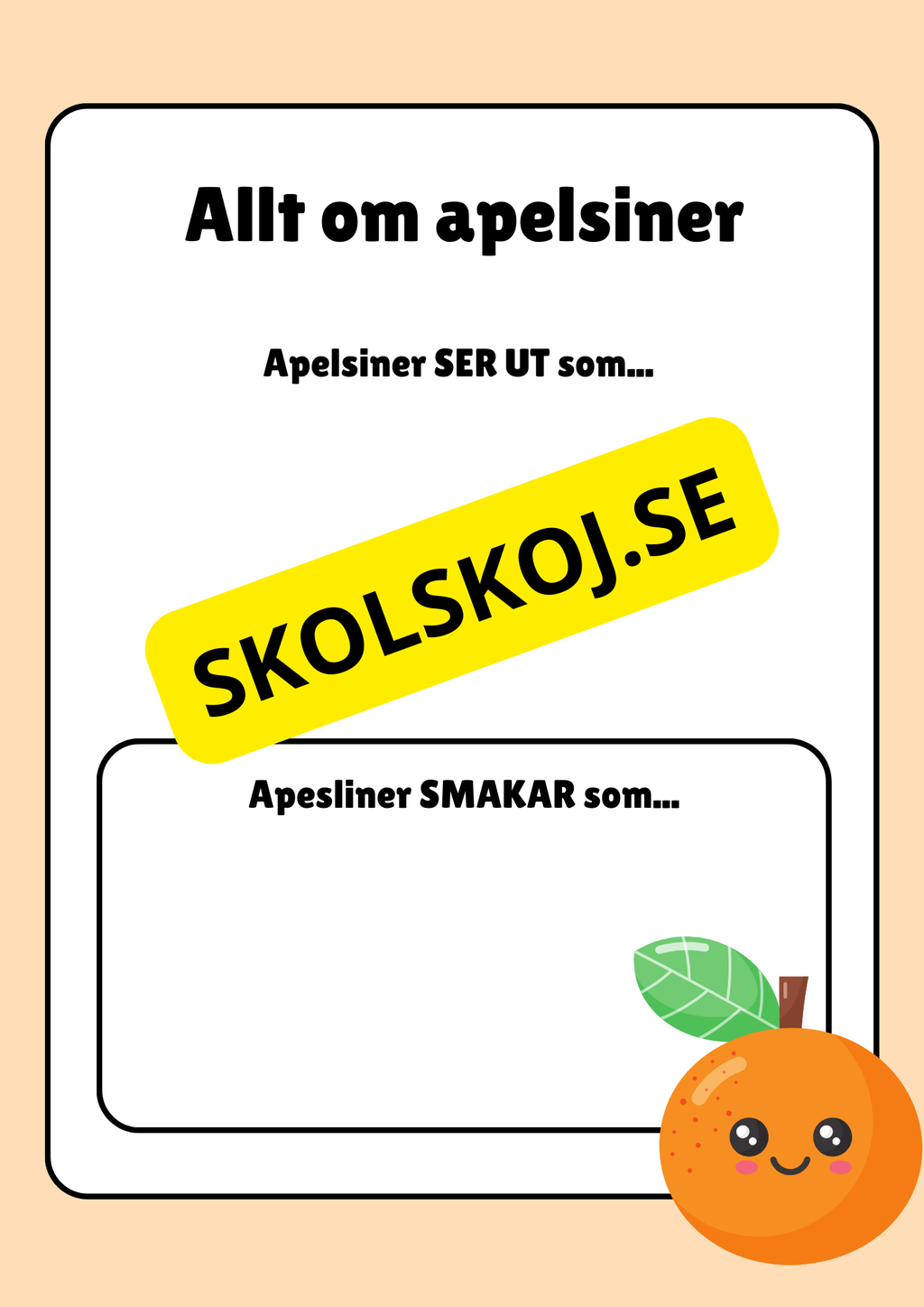 Allt om frukter - Häfte