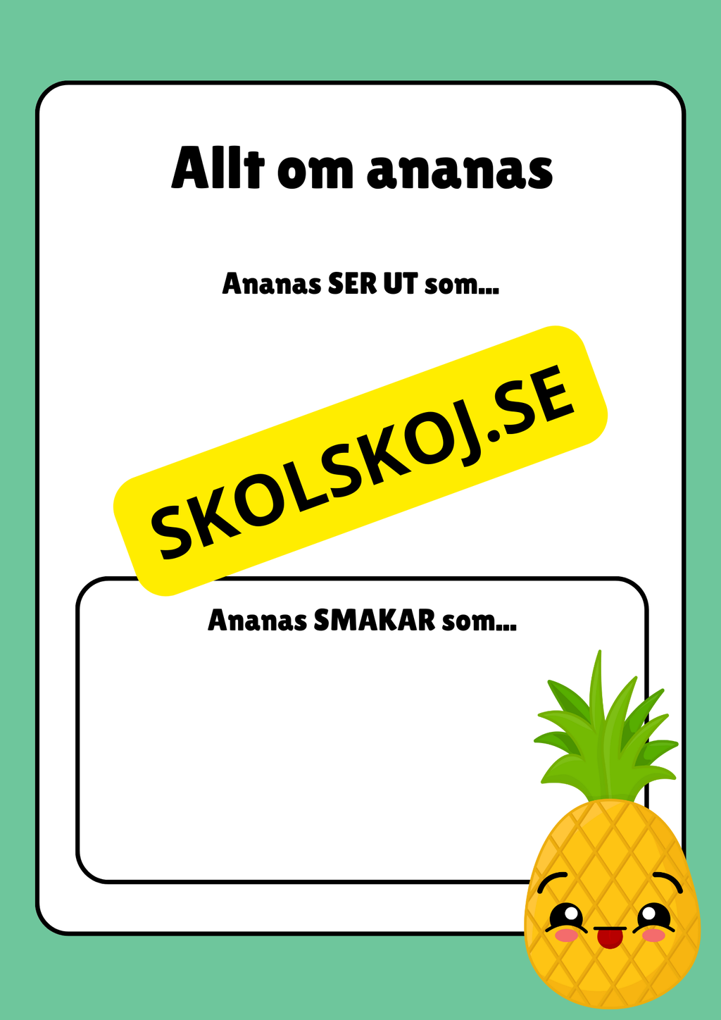 Allt om frukter - Häfte