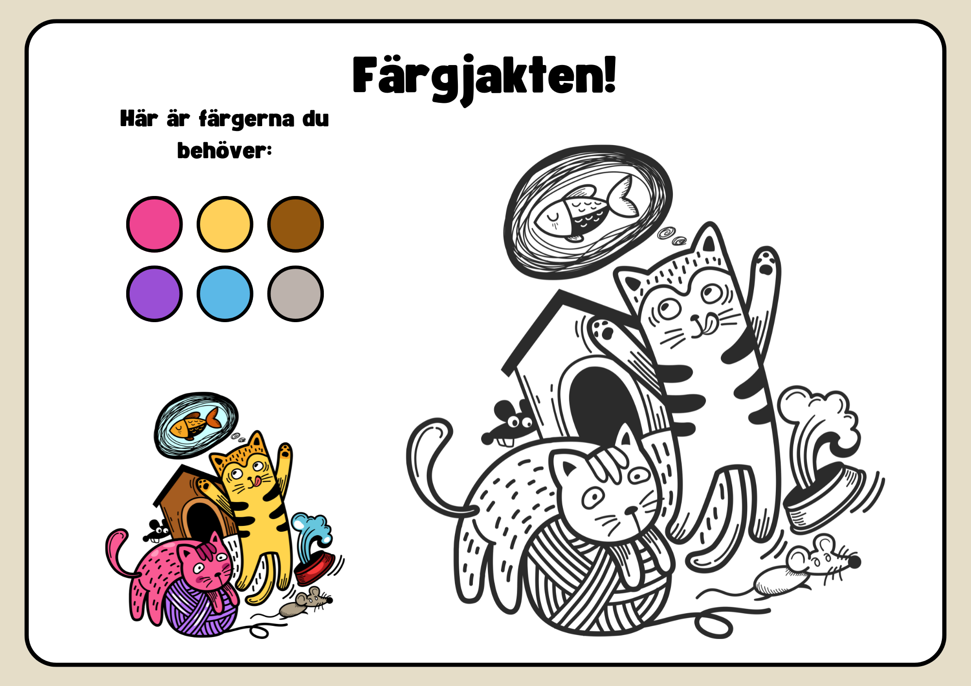 Färgjakten!