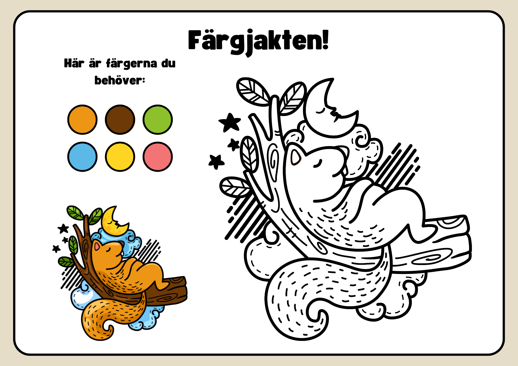 Färgjakten!