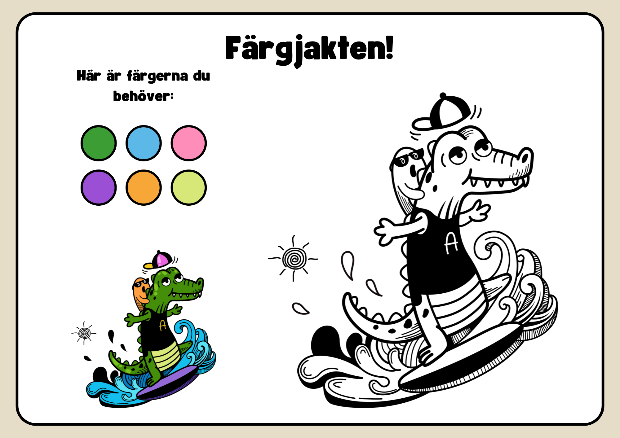 Färgjakten!