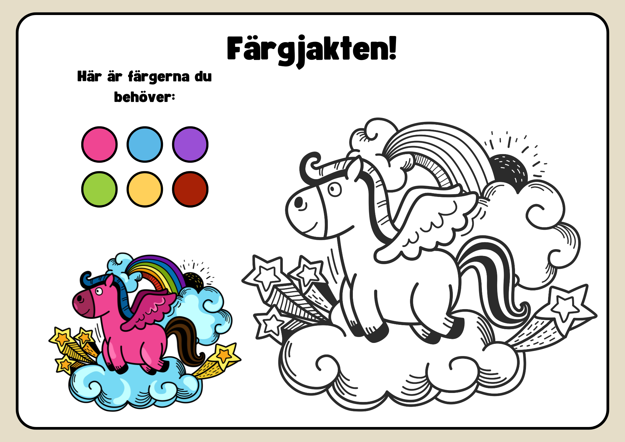 Färgjakten!